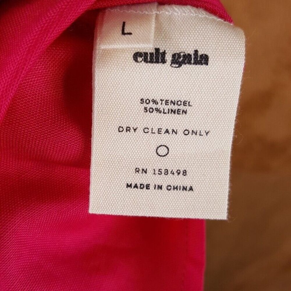 Cult Gaia Revolve Pink One-Shoulder Mini Dress - Picture 9 of 10